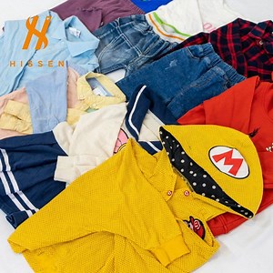 [Hot Item] Thrift Clothing Wholesale70kg Cheap Used Baby Children Clothes Second Hand Italy Clothes Bales