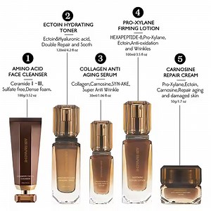 [Hot Item] OEM Hexapeptide Polypeptide Essence Refreshing Compact Whitening Skin Filling Water Nourish Skin Moisture Skin Care Set