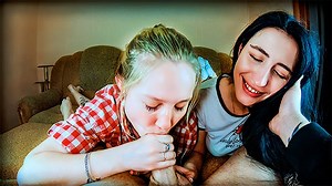 Pascua polla follando de DOS Amas de casa desesperadas - POV TRÍO Mamada y CREAMPIE ORAL