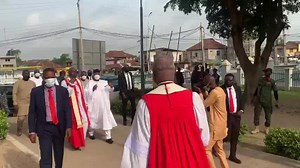 Attending the Order of Ceremonial for the Consecration of three Bishops-Elect of the Church of Nigeria (Anglican Communion), at Cathedral Church of St. Peters, Ake, Abeokuta | Prince Dr. Dapo Abiodun - MFR