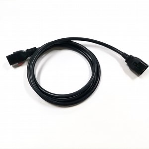 [Hot Item] PDU Rack Server Computer Power Cord Lock C19 to C20 Cable 250V 15A 14AWG 3FT Sjt Wire Type for Data Center