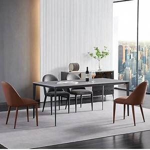 [Hot Item] Sintered Stone Dining Modern Office Meeting Hotel Restaurant Banquet Refectory Desk Table