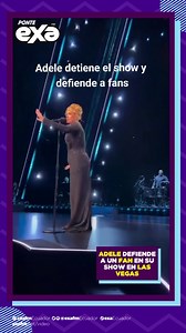 Un gran gesto de #Adele 🤩 La #cantante defendió a uno de sus #fans durante su residencia en Las Vegas ‼️ #Adele detuvo su show cuando vió que un guardia de seguridad estaba molestando a un muchacho que estaba cantando apasionadamente en el concierto 😱 “No volverán a molestarte, querido, disfruta del espectáculo”, dijo la #artista a su #fan 🙌 El momento se hizo viral en redes sociales y los internautas han aplaudido la acción de #Adele 😎 #Actualidad #Viral #Música #Noticia #PonteExa #ExaFmEcu
