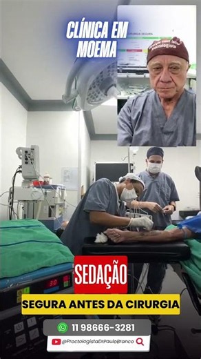 O que acontece segundos antes de começar uma cirurgia anal?