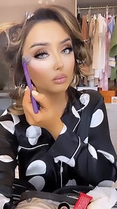 It’s BACK 🙌🏼💜 Purple concealer brush is restocked 👉🏽 https://bit.ly/38niJ1a Used with https://bit.ly/3lGubLf shade Milk 🥛 | So Clo