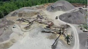 Aerial footage of the Mascharka Limestone Quarry in Emlenton, PA | Neiswonger Construction