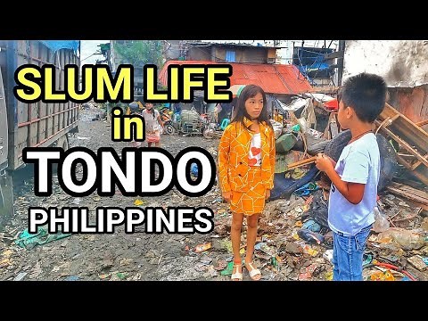 THE FAMOUS BIGGEST SLUM in PHILIPPINES | EXTREME WALK at SLUM NARROW ALLEY in Tondo Manila [4K] 🇵🇭