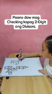 197K views · 3.7K reactions | Paano daw mag Checking kapag 2-Digit ang Divisors || Long Division #Division | Alyssa khate | Facebook