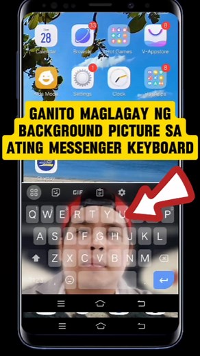Paano Maglagay ng Background Picture sa ating MESSENGER KEYBOARD‼️ #Paano #tutorial #tips #RRRTV #paanomaglagayngbackgroundpicturesamessengerkeyboard | RRR TV