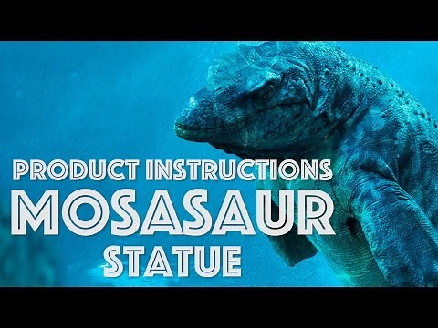 Mosasaur Statue Assembly Instruction