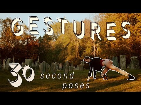 LIVE Art Model 30 Second Poses | FIGURE DRAWING SESSION POSE REFERENCES | Life Drawing for Artists