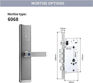 [Hot Item] Keycards Smart Biometric Door Lock Fingerprint Digital Hotel Code Lock Smart Lock Google Alexa