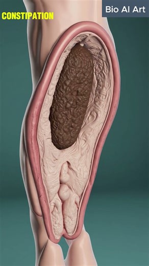 Slow Motion Constipated Stool Exit – Human Anatomy | 83