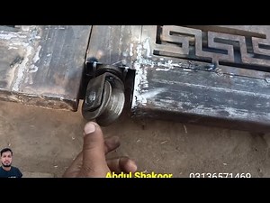 how to install foldable gate wheels | sliding gate wheel | sliding gate wheel installation | sliding