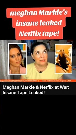 BUSTED! Meghan Markle's DIRTY Tape Leaked!