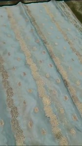 BANARASI WARM SILK DYED SAREES* Material : Warm silk With zari weaving butti & stripe banarasi pattern designs Beautiful zari border With Designer pallu And same pallu blouse Piece SK12S50 | MyShop