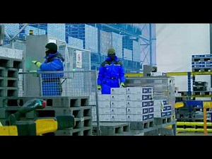 Compact pallet storage with deep-freeze from viastore at Jaeder Adne