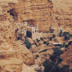 A cliff-hanging monastery. Only in the Judean Desert. 🏜 | Visit Israel