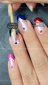 15K reactions · 1.1K shares | Easy French nail art design idea 殺 #nailart #naildesign #nails #fblifestyle #senyoritabam | Senyorita Bam | Facebook