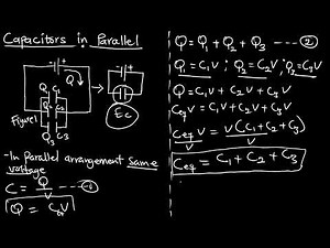 Ep 38 Parallel Arrangement of Capacitors with Examples