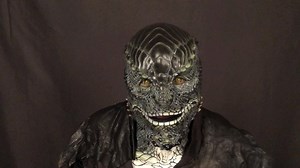 Lizardman, Green Variant. Sculpted by @andrewfreeman27 Paint by @oldirtyzombie Available at www.immortalmasks.com #immortalmasks #mask #silicone #siliconemask #lizard #reptile #cosplay #lizardmask #thelizard #transworlhha #monsterpalooza #midsummerscream | Immortal Masks