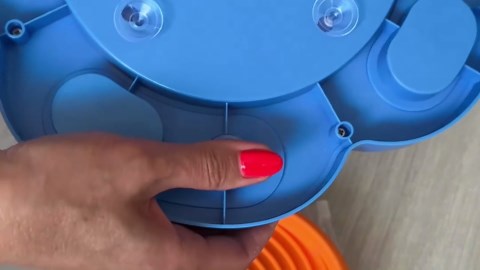 Dog Puzzle Toy for Large Dogs - Silicone Slow Feeder & Treat Dispenser with Non-Slip Base, Dishwasher Safe