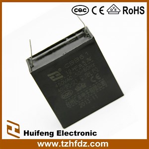 [Hot Item] Hf Cbb61 Fan Capacitor with Pin Series 450V 12UF