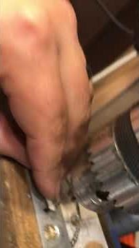 Drill press jig for silverware