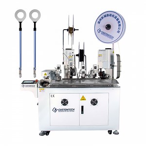 [Hot Item] Eastontech Automatic Terminal Crimping and One Head Heat Shrink Tube Inserting Machine