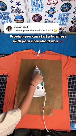Easy DTF Transfers with Household Iron | Ninja Transfers Guide