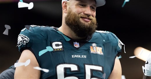 Pancake party 🥳🥞🎉: Watch Eagles offensive linemen destroy defenders