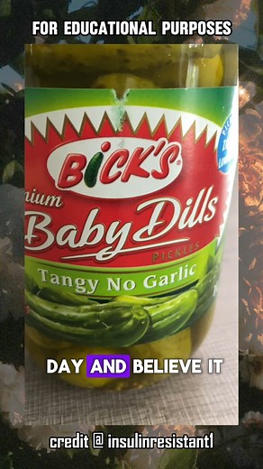 Dill Pickles & His Blood Sugar CREDITS TO JUSTIN @insulinresistant1 #diabetesfoodstoeat #diabeticdiet #diabetescontroltips #diabetestype2 #type2diabetesdiet #intermittentfasting #tyep2diabetes #sugarmd #sugarmds #drergin #type1diabetes | USA Test Strips Center | Facebook