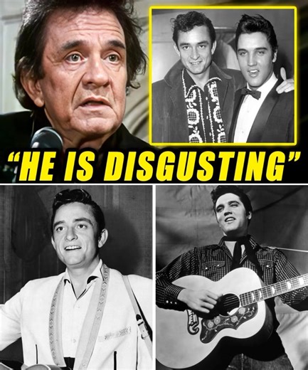 JOHNNY CASH DISCOVERS A DISTURBING SECRET ABOUT ELVIS PRESLEY — UNSEEN FOOTAGE REVEALS IT ALL Recently uncovered archival footage has exposed a shocking truth about the friendship between Johnny Cash and Elvis Presley. What began as mutual respect between two icons of American music took a dark turn — one filled with jealousy, guilt, and revelation. In rare unseen clips, Cash’s own words hint at a hidden side of Elvis few ever knew. The discovery is rewriting one of rock’s most legendary relatio