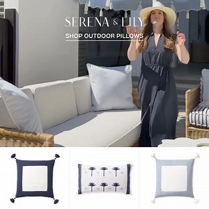 Vary shapes, sizes, and color shades and get ready to lounge all summer long. | Serena & Lily | Facebook