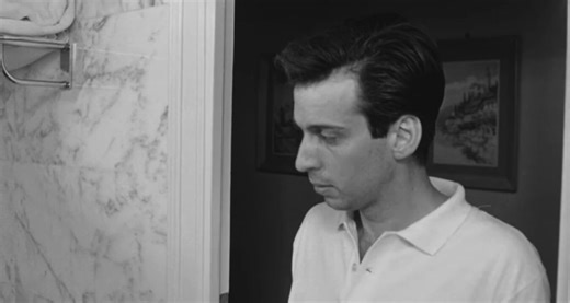 !! spoilers – John Lennon (Ian Hart) and Brian Epstein’s (David Angus) bathroom scene from The Hours And Times (1991)