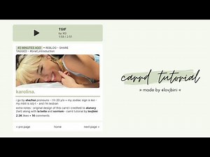 cute & interactive carrd tutorial — © alunary, la bella, sorrism