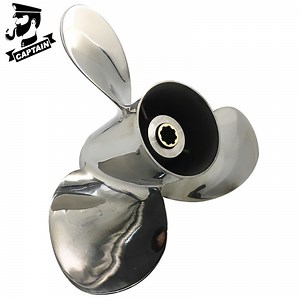 [Hot Item] 9 1/4X9 Stainless Steel Outboard Motor Propeller Matched with YAMAHA 9.9-20 HP