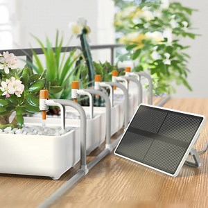 [Hot Item] Automatic Solar Drip Irrigation Controller Solar Water Timer for Plants Watering