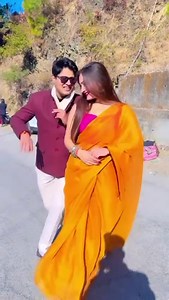 With beautiful actress Ruchi rawat | Saurav Maithani