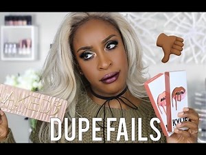 Dupe FAILS! (And Other Better Makeup Dupe Comparisons)