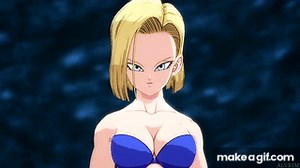 Dragon Ball FighterZ - Android 18 Bikini (Mods) on Make a GIF