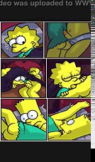 Bart fucks Lisa's ass in