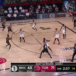 The Brooklyn Nets' ball movement vs. the Toronto Raptors' team defense. The beautiful game 😍 | NBA on ESPN