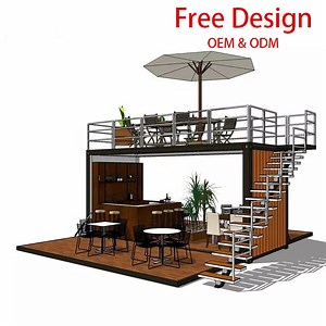 [Hot Item] China 20FT Prefabricated Shipping Container Beautiful Design Portable Container Coffee Shop/Container Bar/Container Cafe