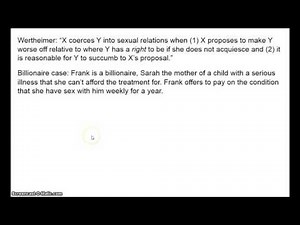 Philosophy of Sex - Consent 1