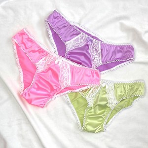 Sissy Satin Panties, Satin Panties for Men, Sissy Panties, Crossdresser, Feminine Men's Satin Panties With Ruffles for Men, Satin Briefs - Etsy