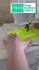 Parrs Holly & Berry Free Motion Quilting Ruler for Domestic Machines