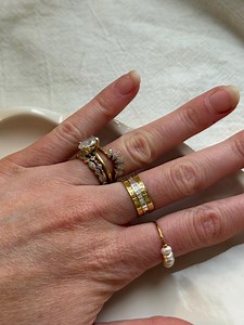 Personalized Hand Stamped Rings // Silver Ring // Gold Ring // Mother’s Day Gift // Personalized Gifts - Etsy Canada