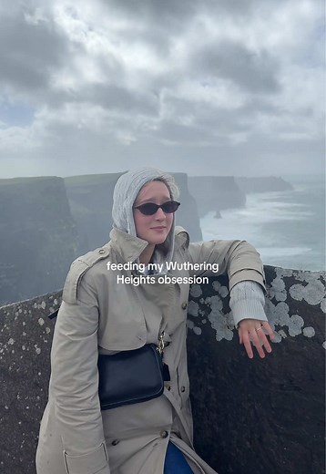Wuthering Heights Obsession: Ireland Monsoon Storm at Cliffs of Moher