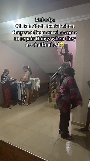 Hostel Life: Girls React to Half-Naked Male Repairmen! 😂